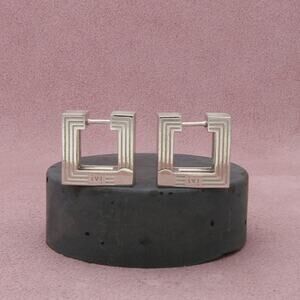 ivi los angeles sterling silver small aurelia hoop earrings